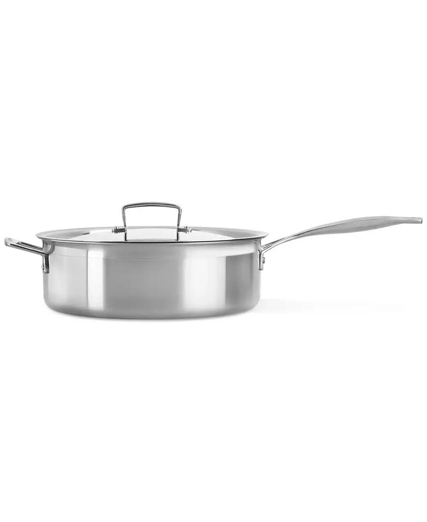 Le Creuset Classic Stainless Steel Round Saute Pan with Lid, 6 Qt. 5