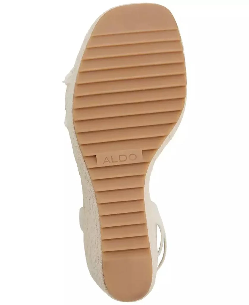 ALDO Women's Aberitram Two-Piece Espadrille Wedge Sandals 5