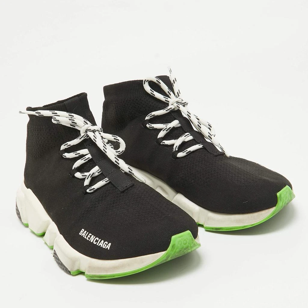 Balenciaga Balenciaga Black Fabric Speed 2.0 High Top Sneakers Size 41 4