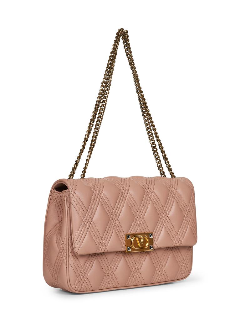 Valentino VALENTINO GARAVANI | Pink Large Quiltie 67 shoulder bag | Women | PZ