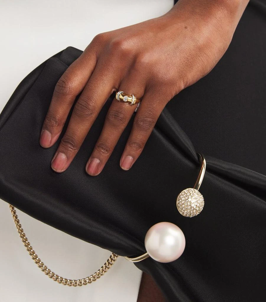 L'ATELIER NAWBAR Yellow Gold and Diamond Sailor Moon Ring 2