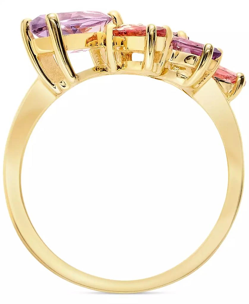 Macy's Multi-Gemstone Marquise Cluster Ring (1-3/4 ct. t.w.) in 14k Gold-Plated Sterling Silver 3