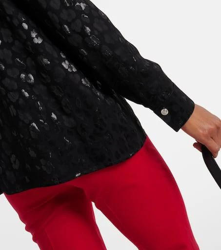 Versace Jacquard satin blouse 5