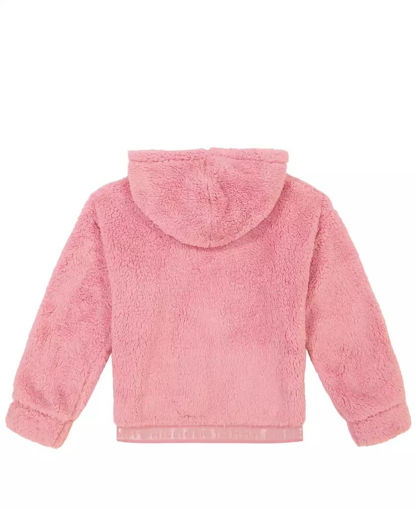 Tommy Hilfiger Baby Girl Minky Zip Front Hoodie