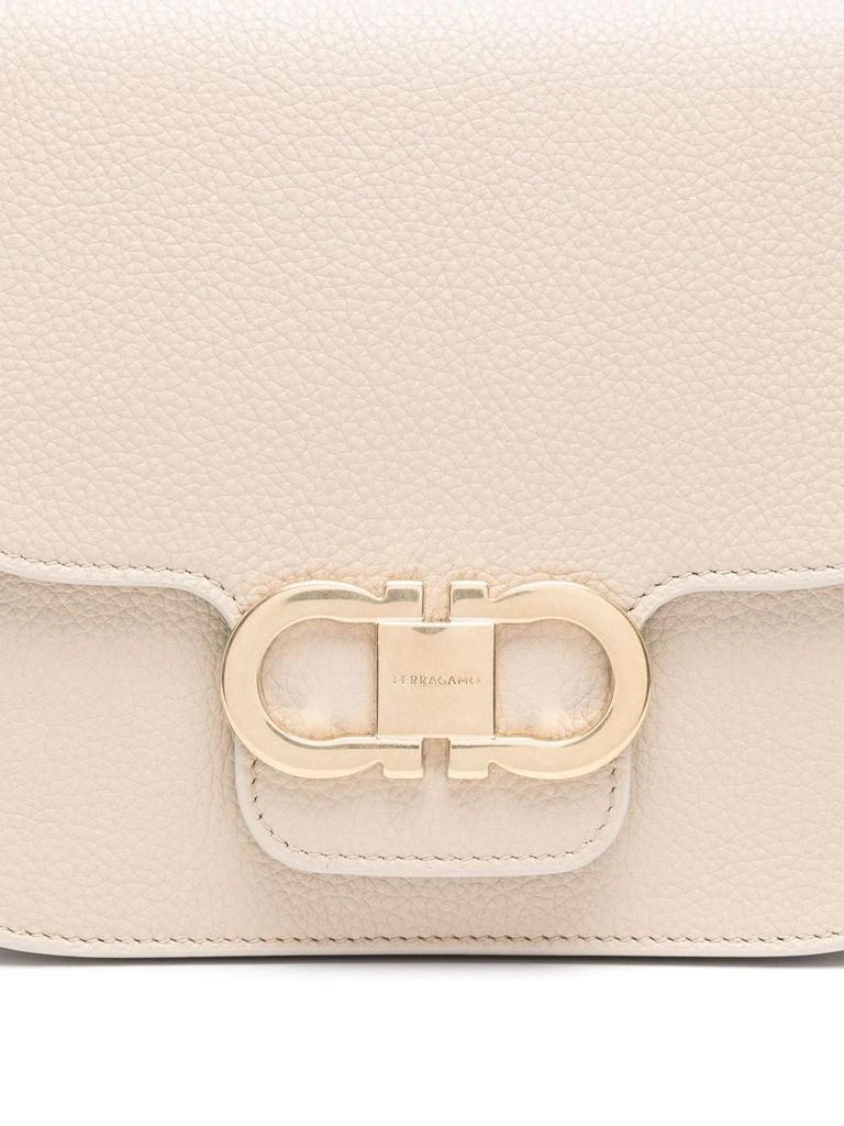 Salvatore Ferragamo DOUBLE GANCINI CROSS BODY FLAP BAG 5