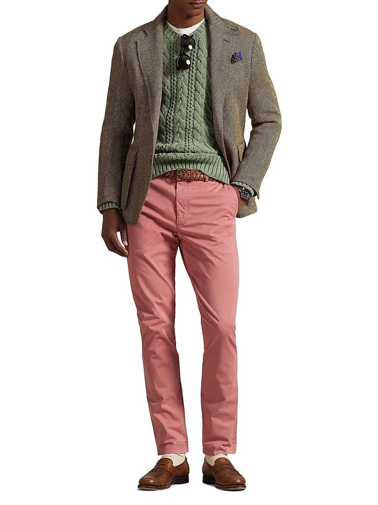 Ralph Lauren Jarrett Stretch Slim-Fit Sateen Pants 2