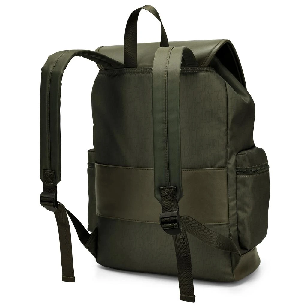 ELLE Wayfarer 23L Monogram Travel Backpack | Olive Green 2