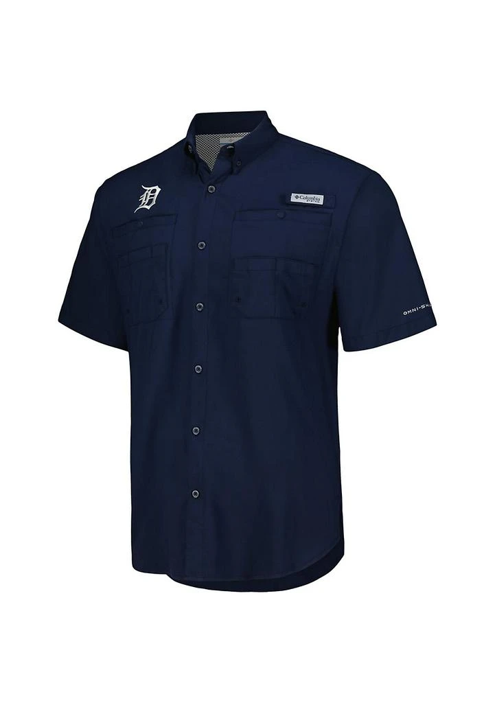Columbia MLB Detroit Tigers Tamiami Omni-Shade Button-Down Shirt 2