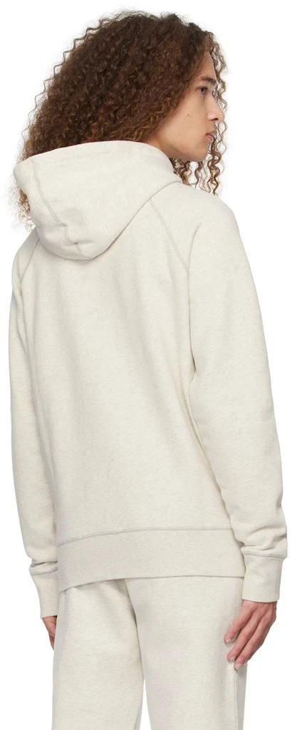 Sunspel Off-White Raglan Hoodie 3