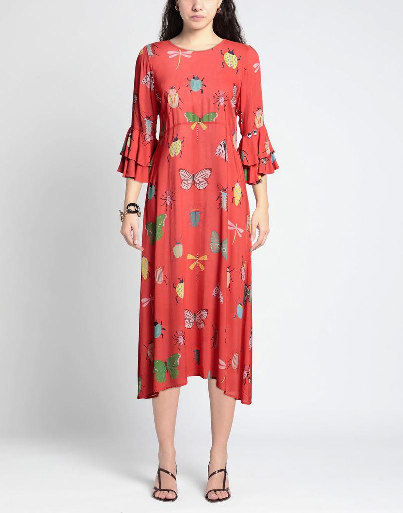ROSE' A POIS Midi dress