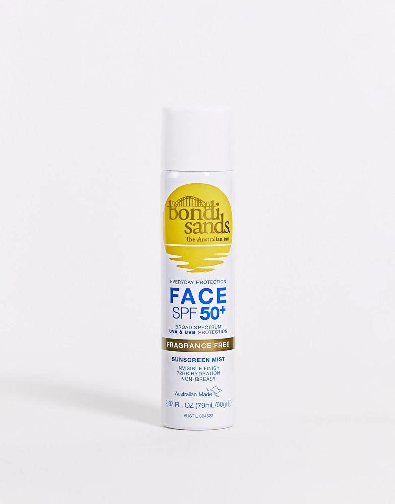 Bondi Sands Bondi Sands SPF 50+ Fragrance Free Face Mist 60g 1