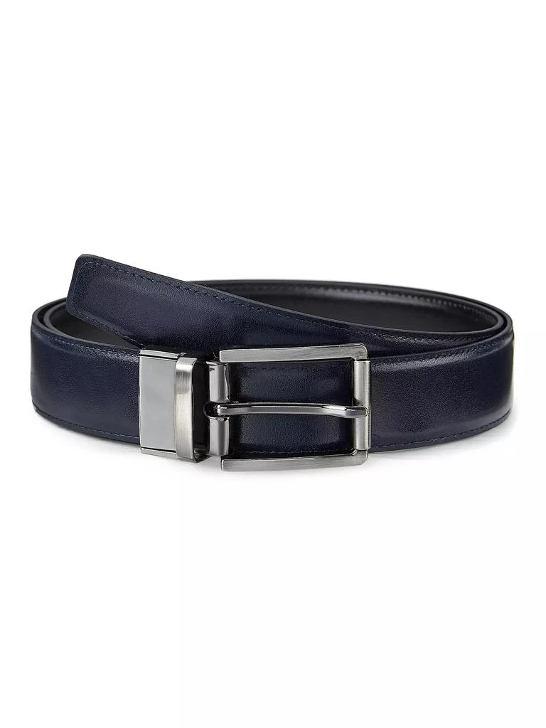 Saks Fifth Avenue COLLECTION Reversible Leather Belt 3