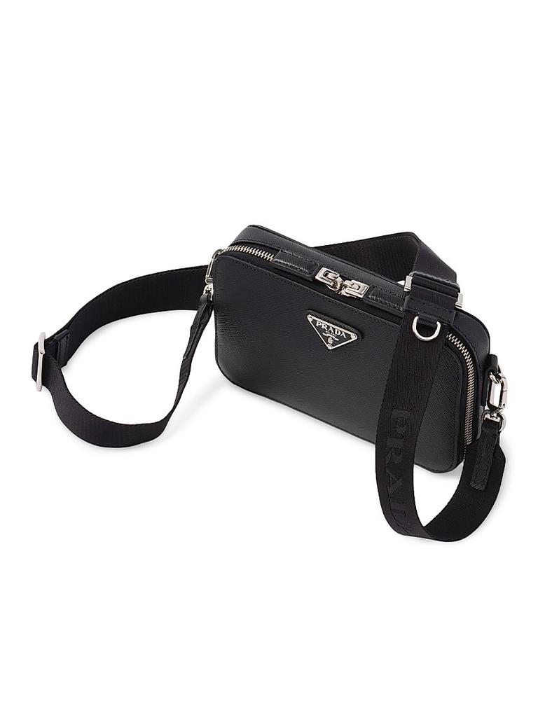 Prada Brique Saffiano Leather Bag - Shoulder Bags - Free Shipping