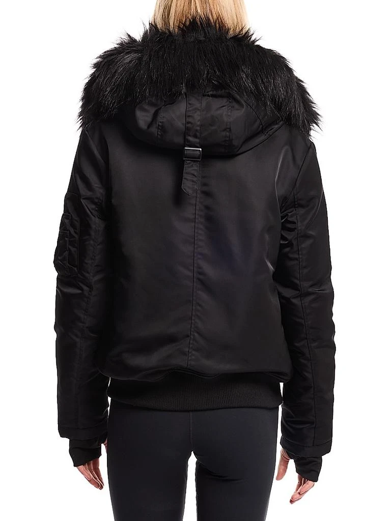 SAM. Sloane Faux-Fur-Trimmed Down Coat 7