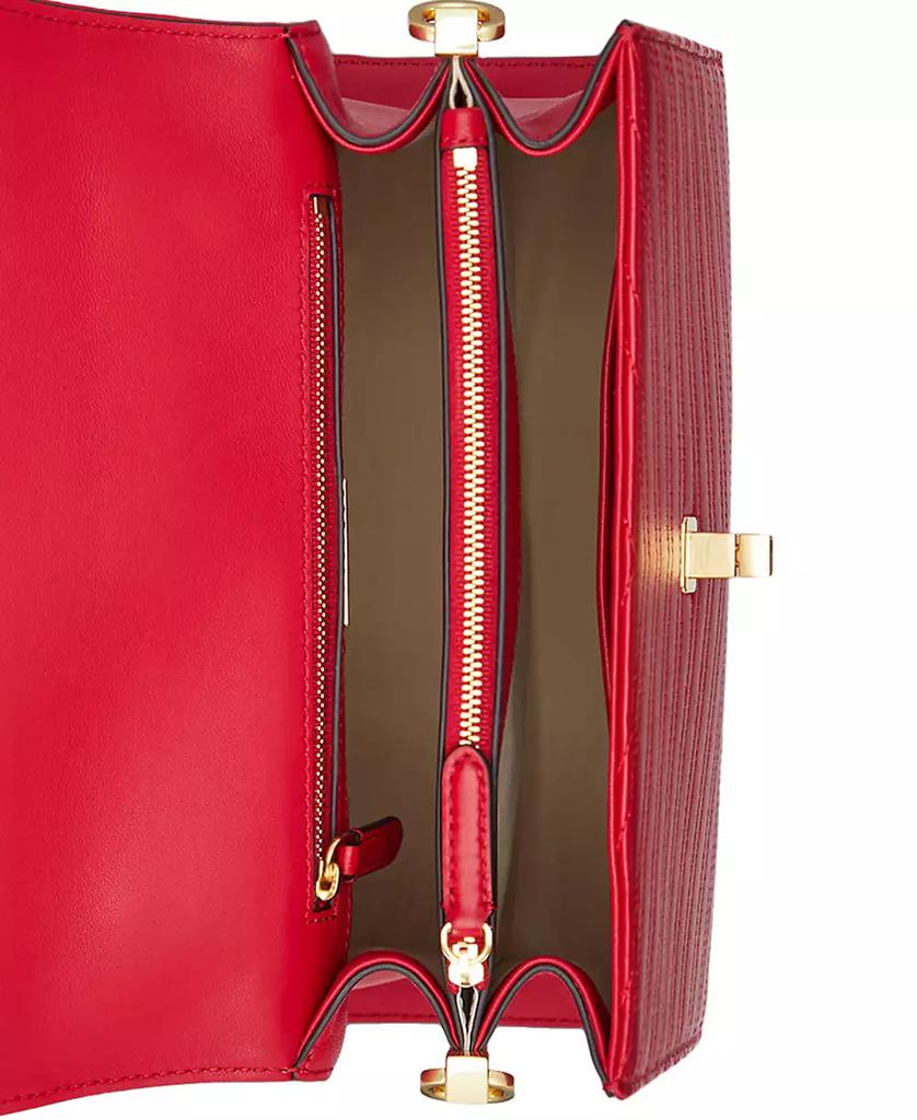 Ralph 2024 Lauren Embossed Red Crossbody Complete