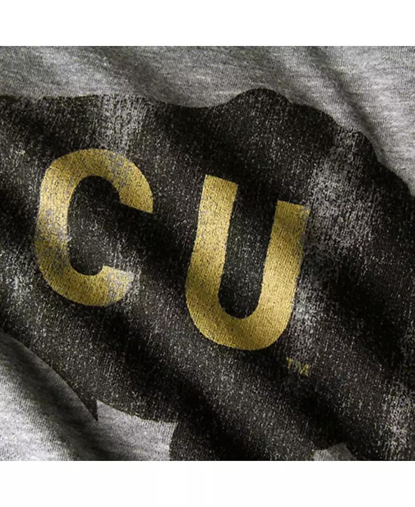 The Original Retro Brand Men's Heathered Gray Colorado Buffaloes Go Buffs Vintage-Inspired Tri-Blend T-shirt