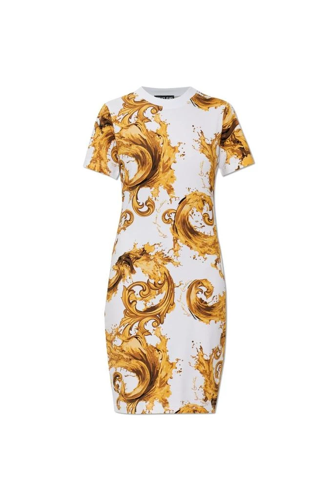 Versace Versace Jeans Couture Baroque Print T-Shirt Dress