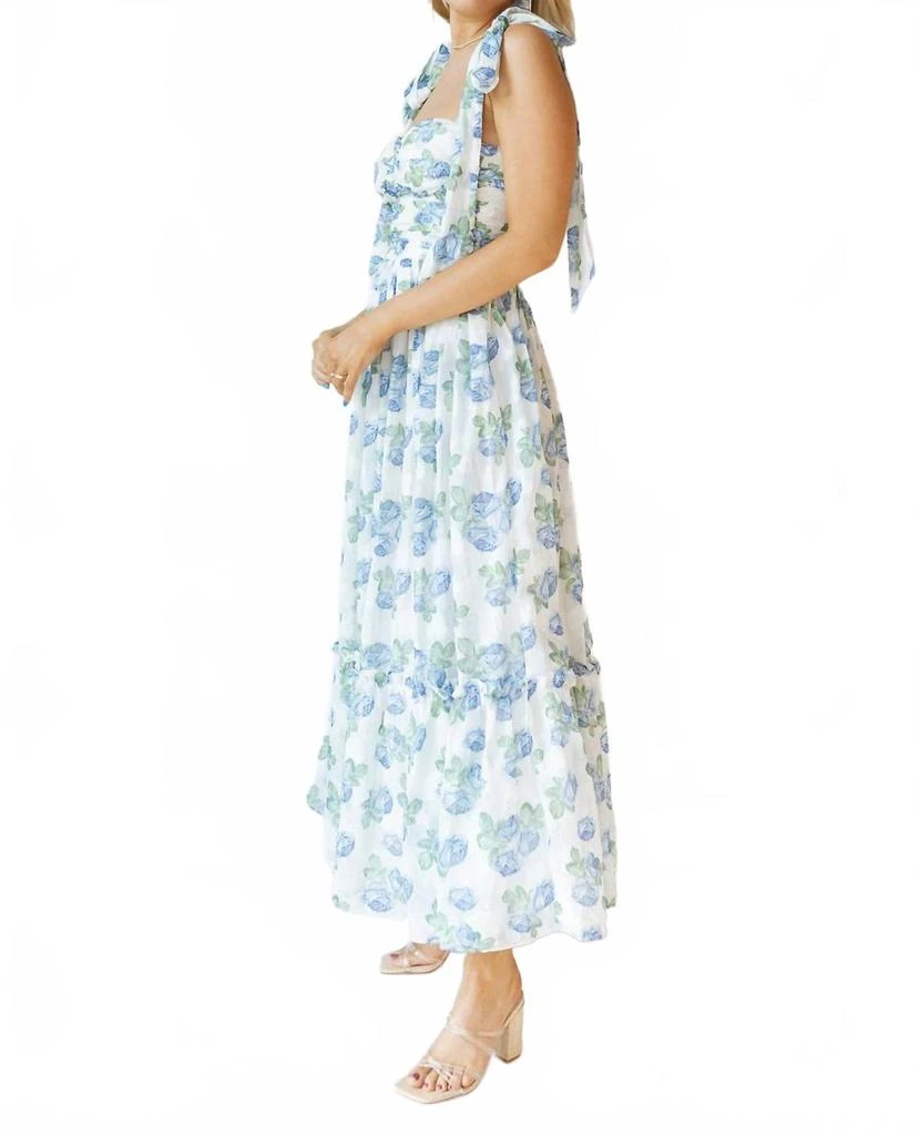 party maxi dress with sleeves PRETTYGARDEN Women's Fall Boho Maxi Dress Floral Long Sleeve V Neck Fl