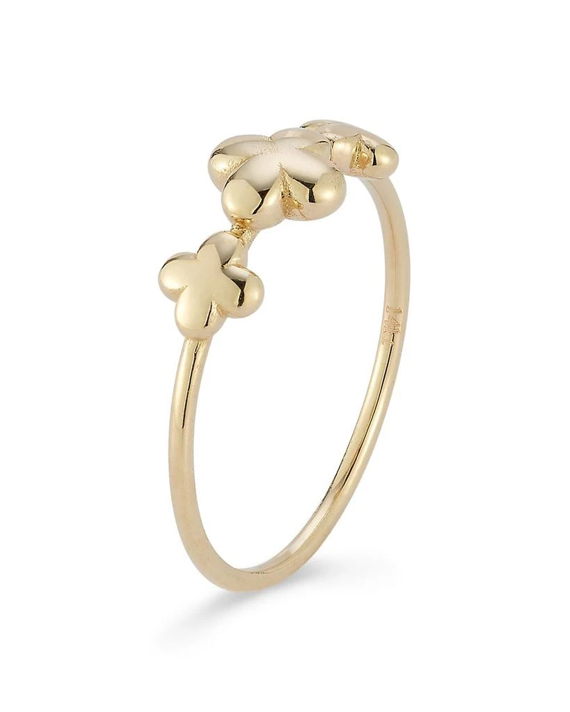 Moon & Meadow 14K Yellow Gold Polished Triple Clover Ring 2
