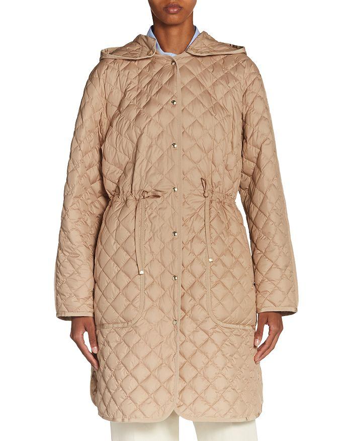 Moncler Etelan Quilted Long Down Parka - Coats - Compare