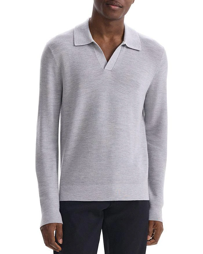 Theory Johnny Collar Long Sleeve in Merino Wool 1