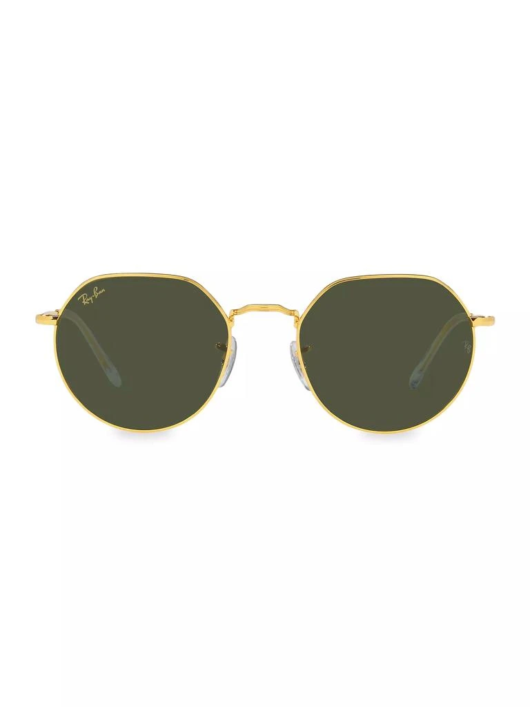 Ray-Ban RB3565 Jack 53MM Round Sunglasses 1