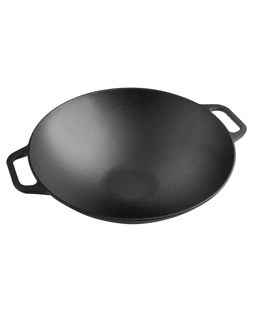 Victoria 14" Cast Iron Wok 1