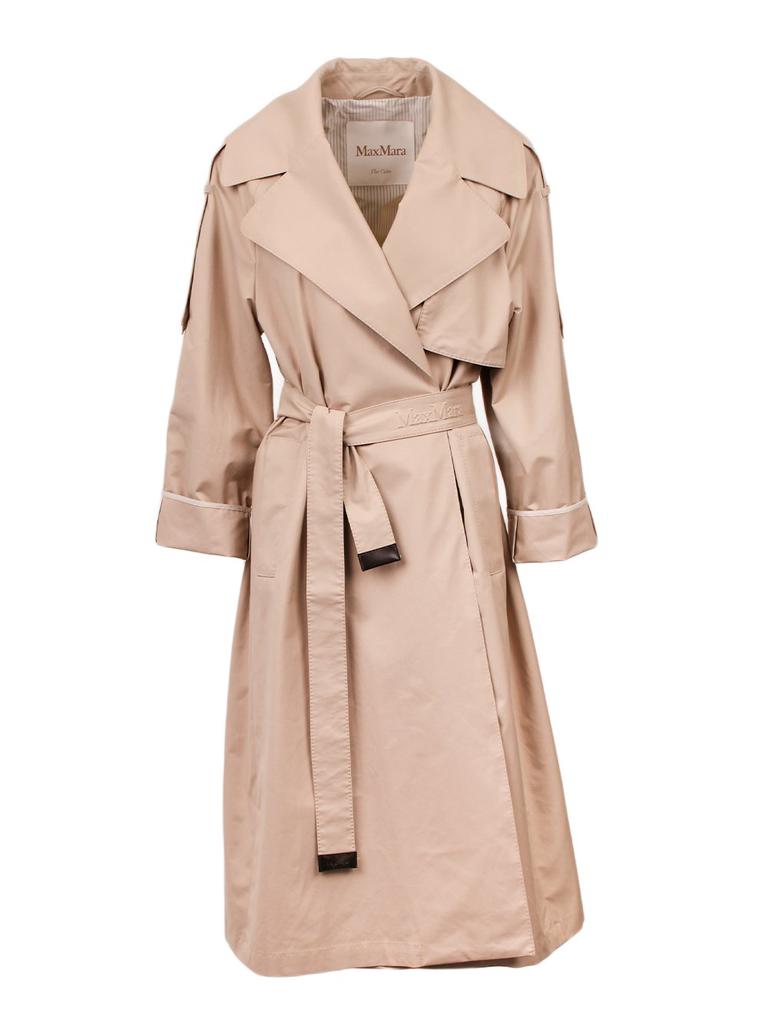 MAX MARA THE CUBE Max Mara The Cube Utrench Belted Long-Sleeved Coat