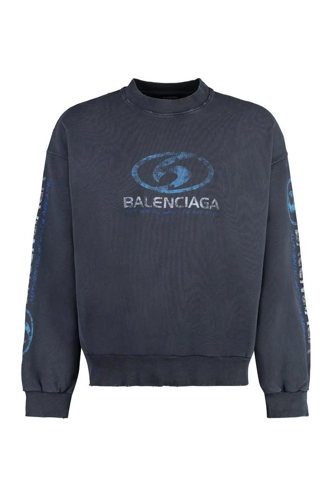 Balenciaga Balenciaga Worn-Out Effect Crewneck Sweatshirt 1