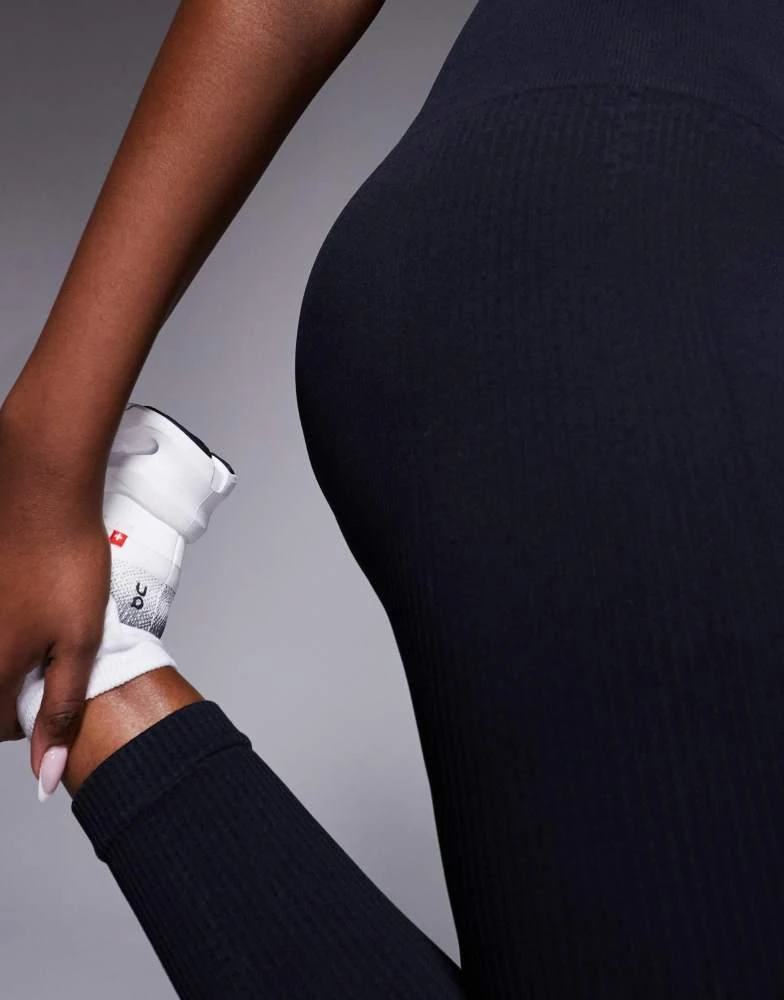 4505 4505 seamless sculpting high waist gym leggings in black 2