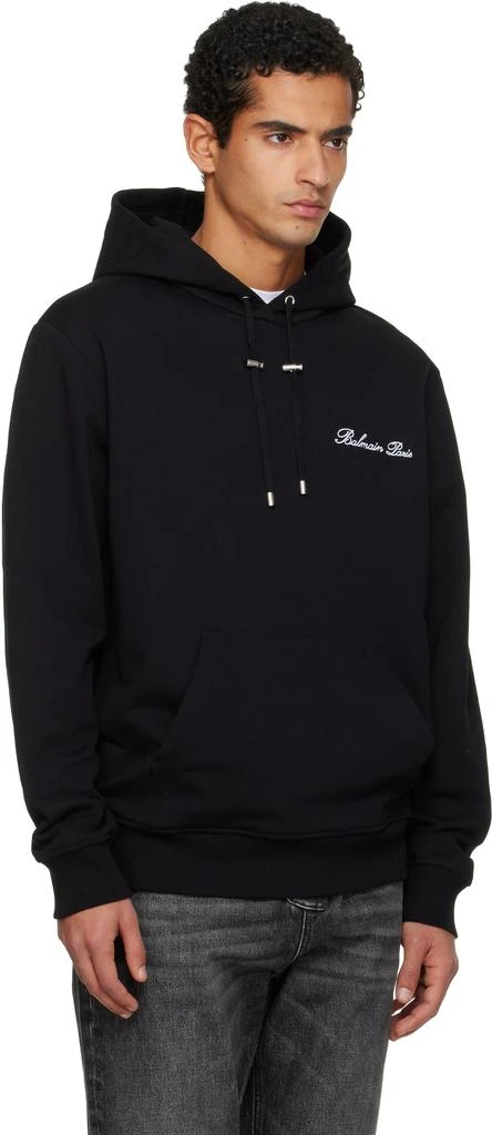 Balmain Black 
Balmain
 Signature Hoodie 2