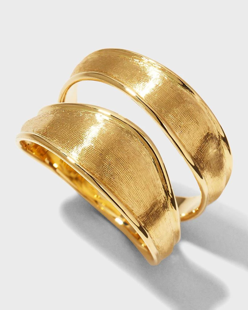 Marco Bicego 18K Lunaria Yellow Gold Split Ring Size 7 3