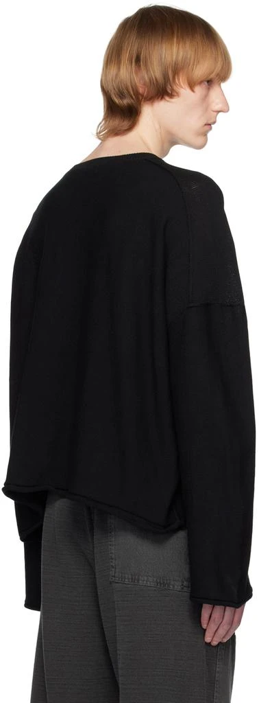 JieDa Black Smile Over Sweater 3