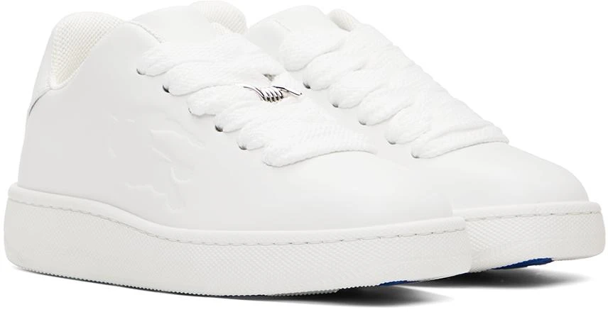 Burberry White Leather Box Sneakers 4