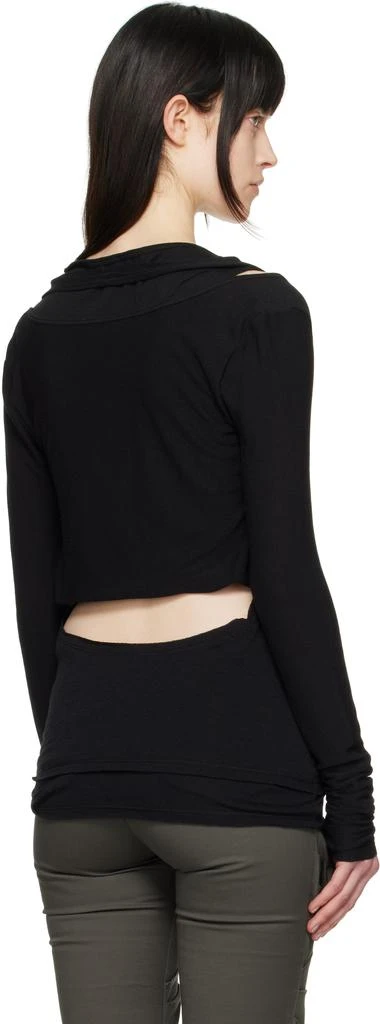 OPEN YY Black Convertible Bolero T-shirt 3
