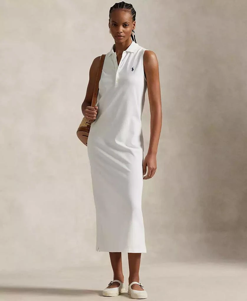 white christmas dresses Short polo cotton dress for Woman