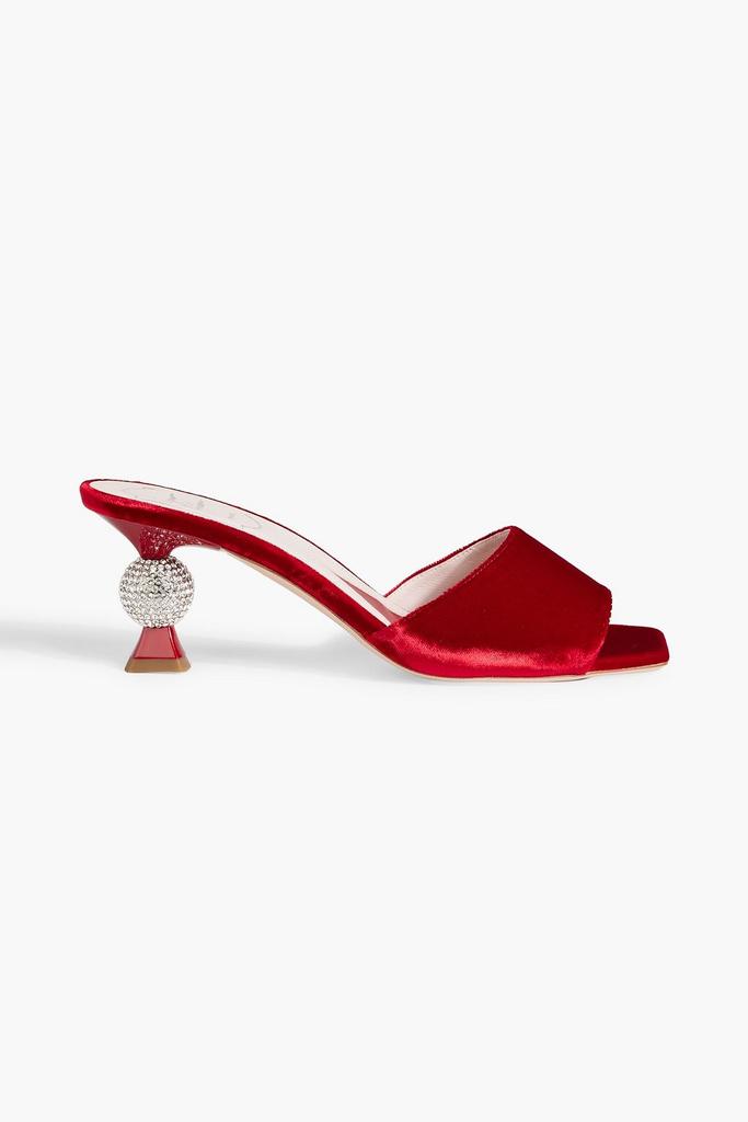サンダル・ミュール ROGER VIVIER FLOWER STRASS 65 MULES Roger Vivier Flower Strass 65 Mules - Slippers - Free