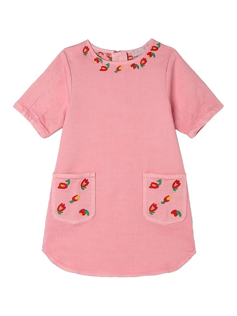 Stella McCartney Little Girl
s 
Girl
s Embroidered Cotton Gabardine Dress