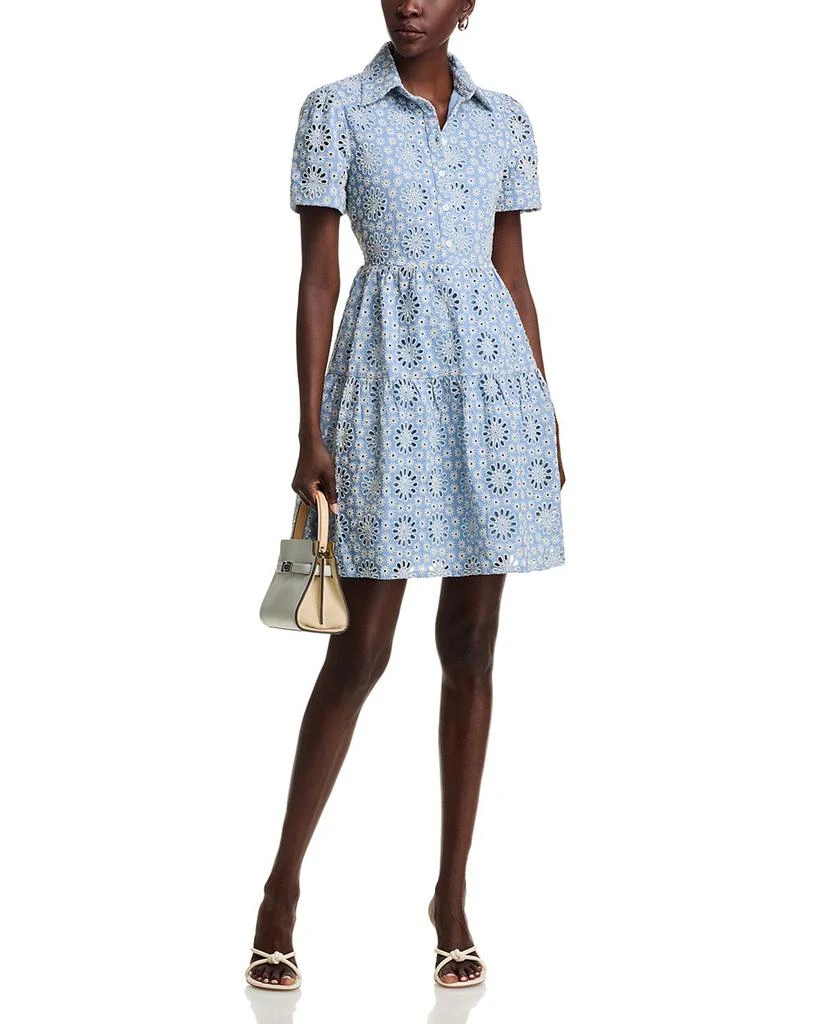 Gracia Eyelet Short Sleeve Dress 3