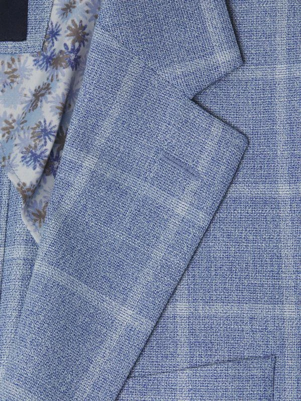 Original Penguin Windowpane Check Slim-Fit Blazer 3