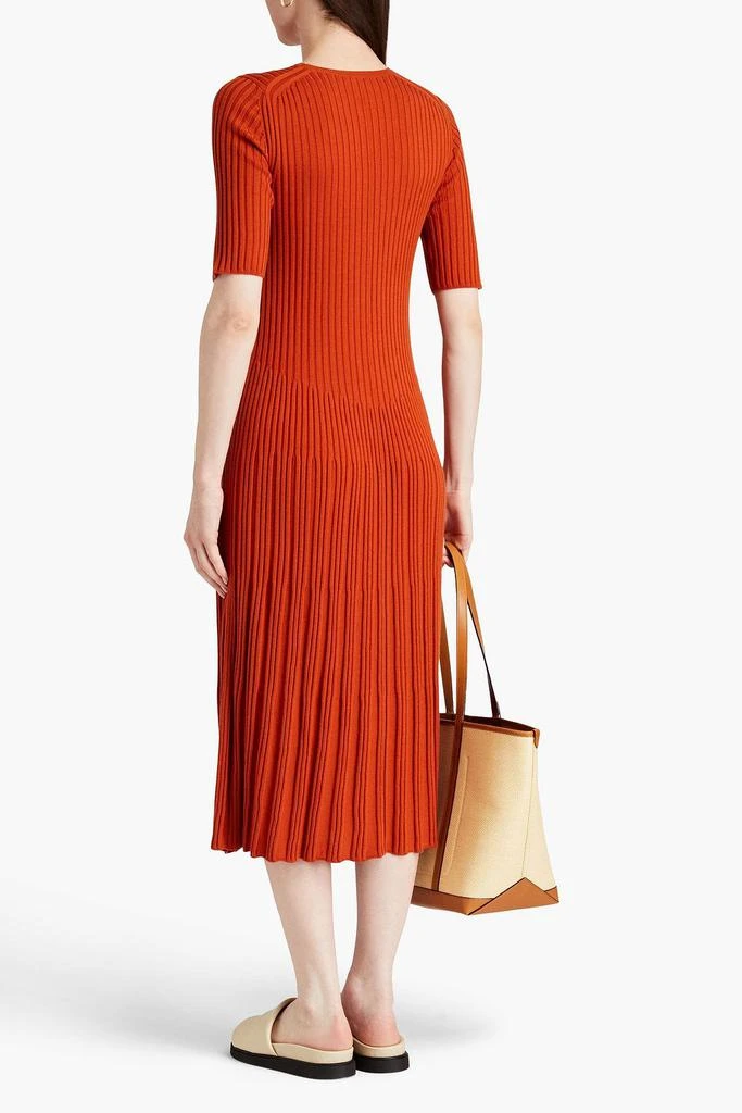 Joseph Ribbed merino wool midi dress 3