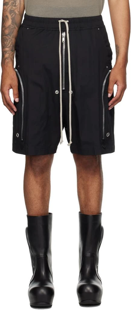 Rick Owens Black Concordians Bauhaus Bela Shorts 1