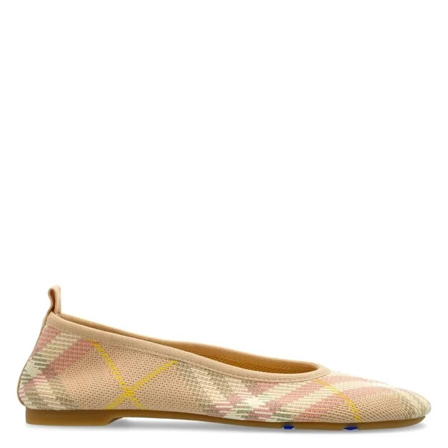 Burberry Check Jacquard Ballet Flats
