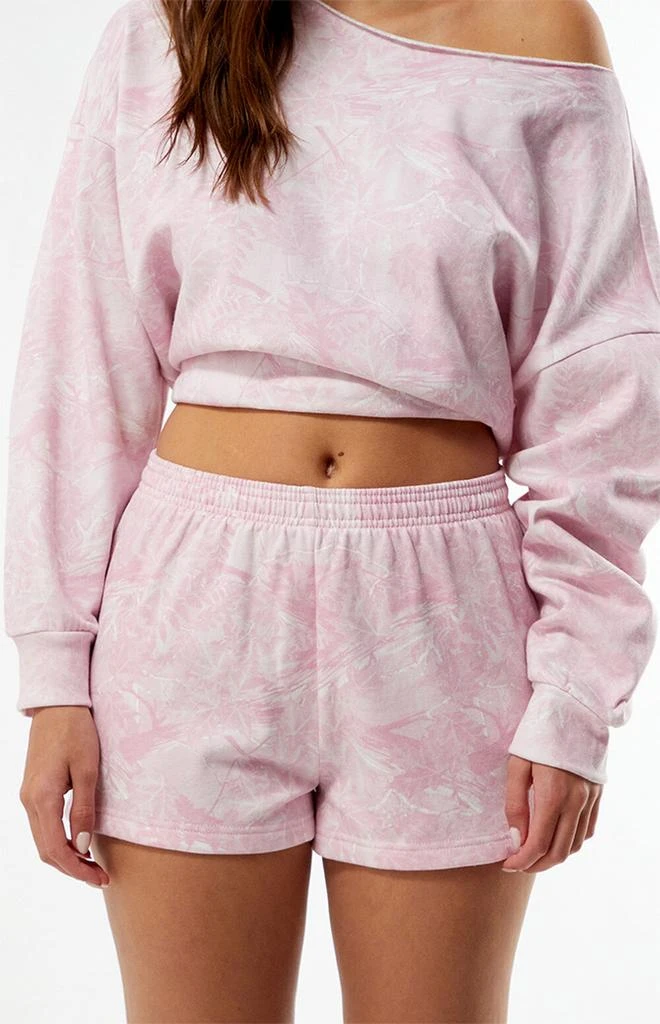 PacSun Tree Camo Fleece Shorts 2