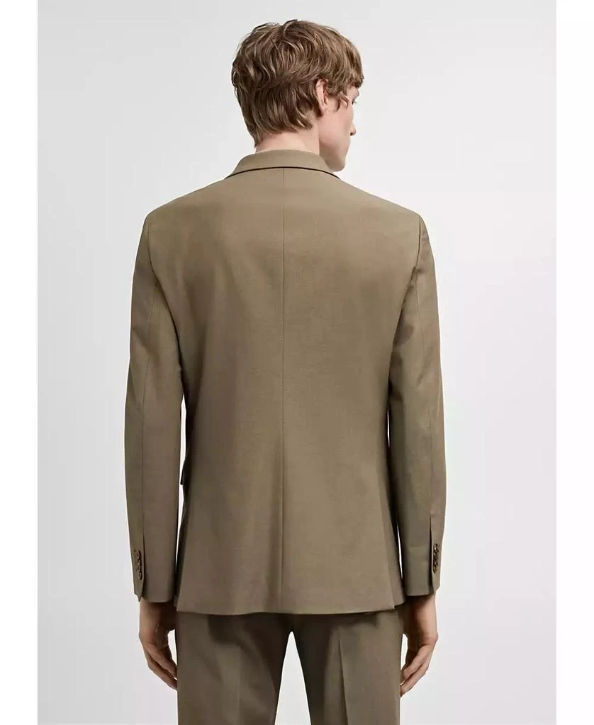 Mango Men's Stretch Fabric Suit Blazer 4