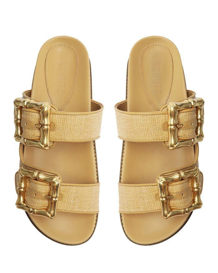 Schutz Women's Enola Natural Sporty Slide Sandals 3