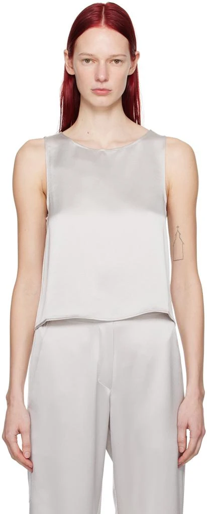 LESET Gray Barb Tank Top 1