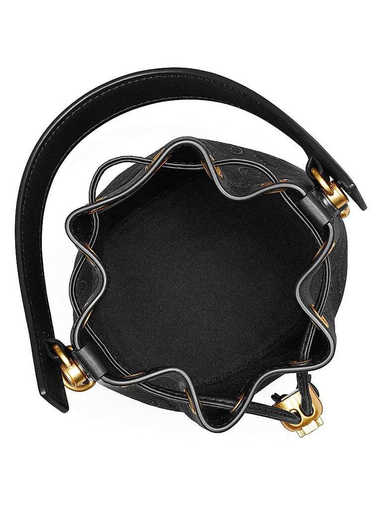 Tory Burch Mini T Monogram Bucket Bag