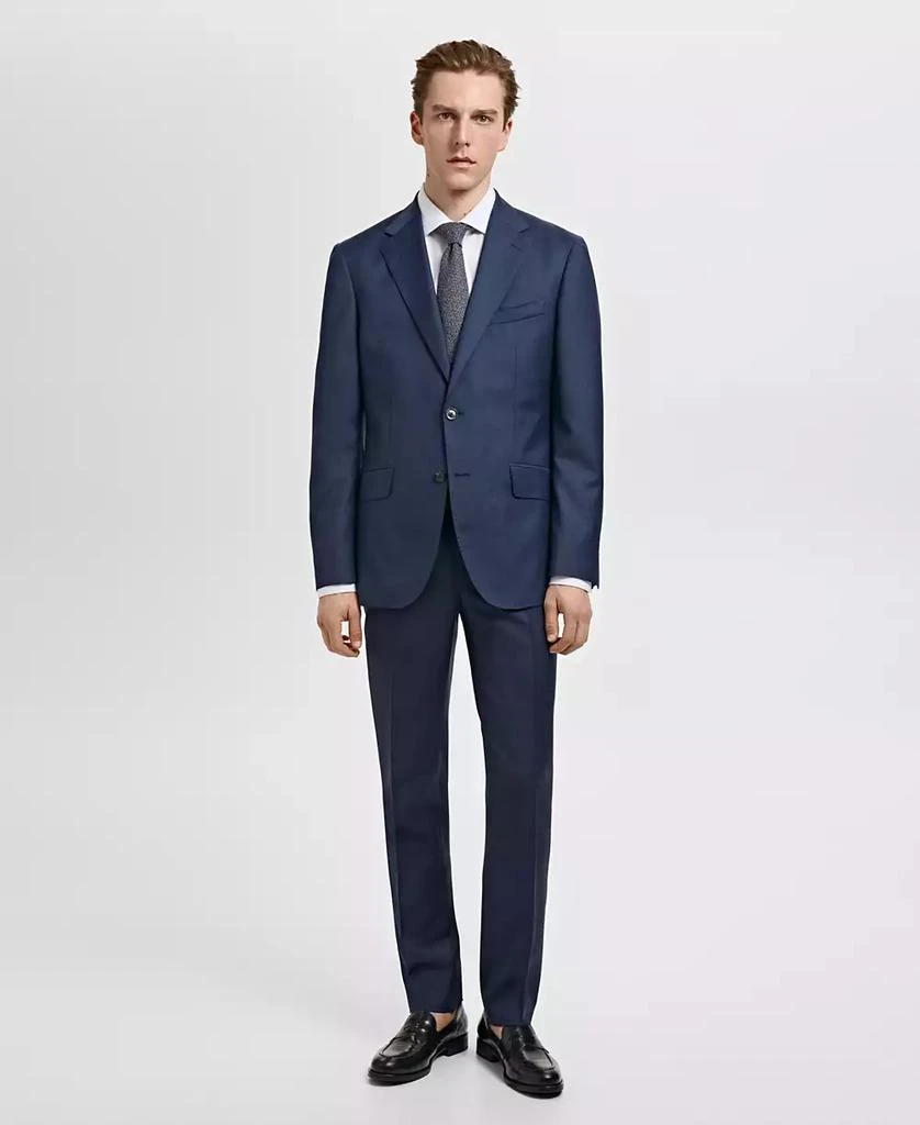 Mango Men's Venice Virgin Wool Suit Blazer 2