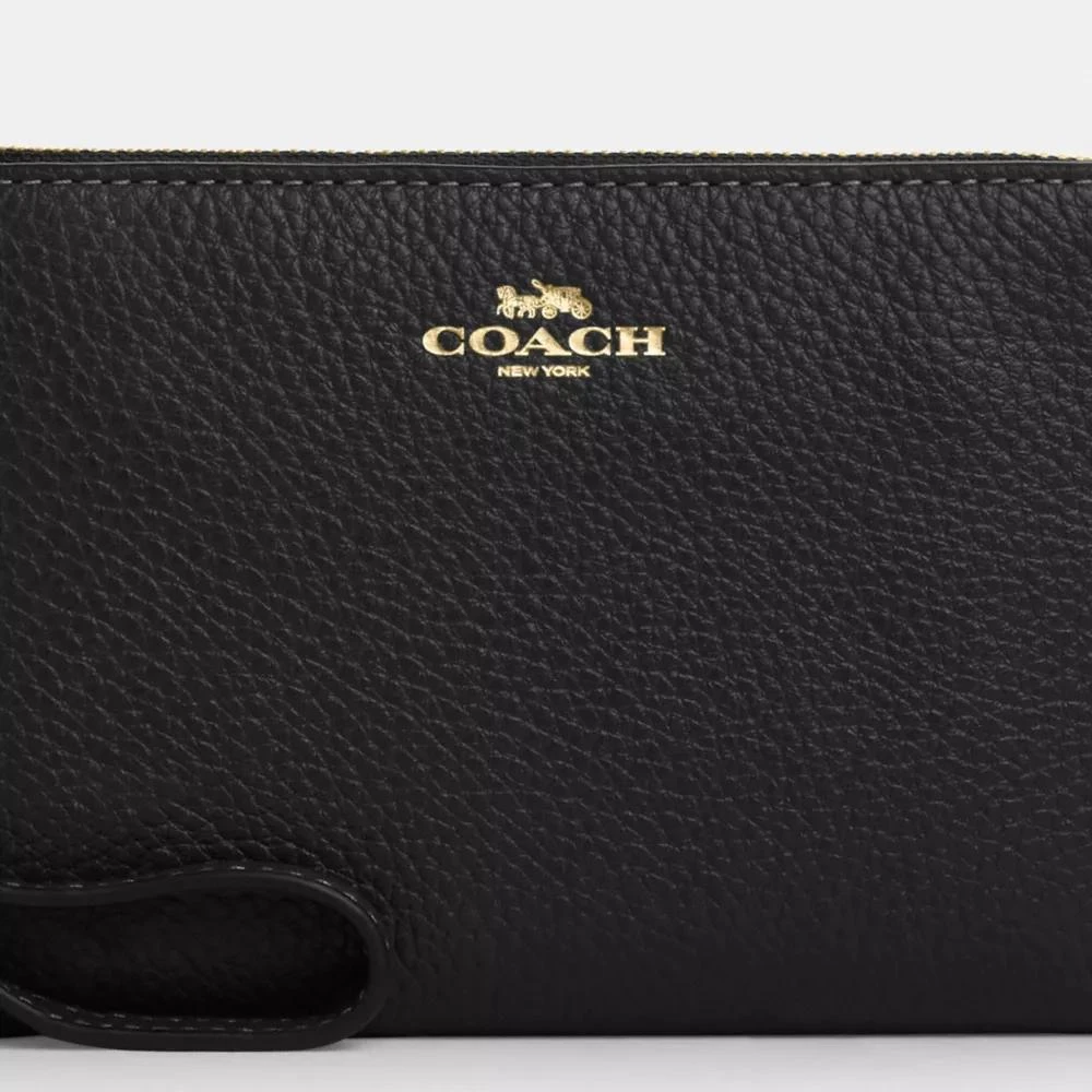 Coach Corner Zip Wristlet 4